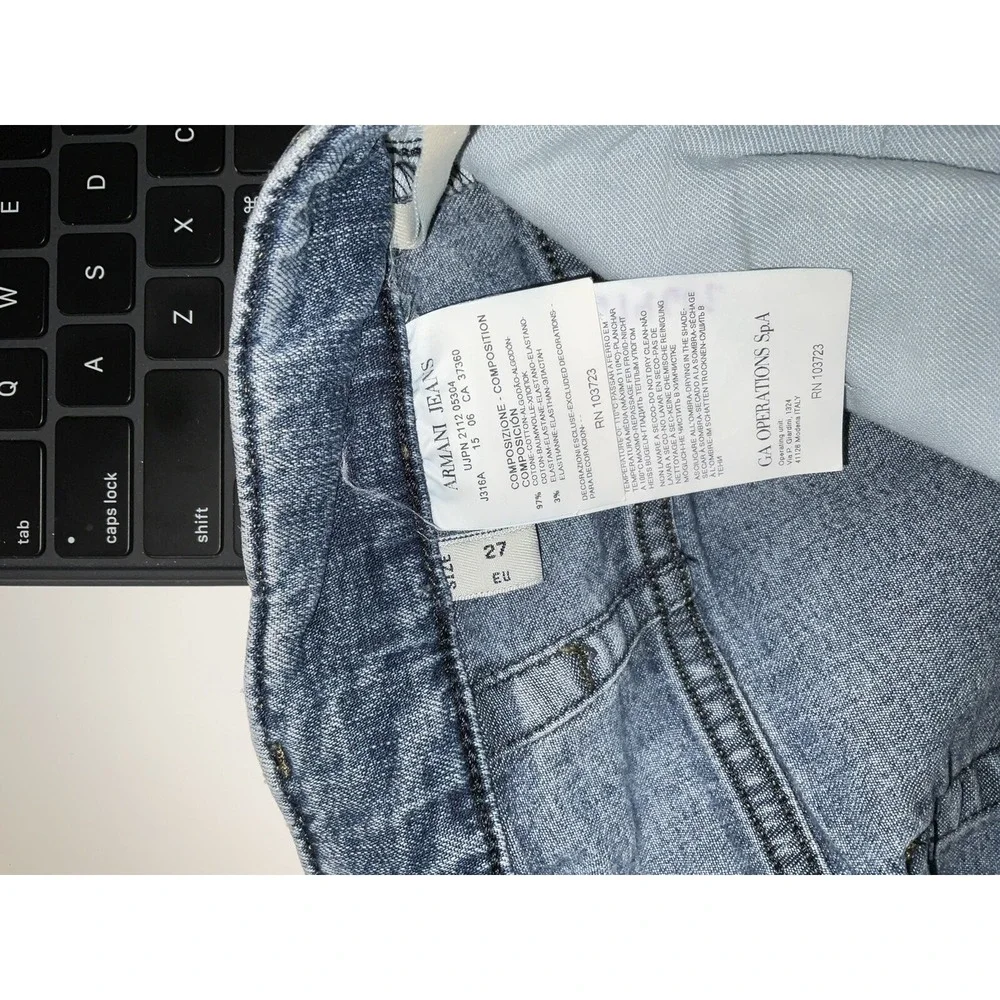 Women's Armani Jeans‎ J316A Staight Leg 27